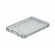 Pojemnik skrzynka plastikowa perforowana B/P 600x400x70