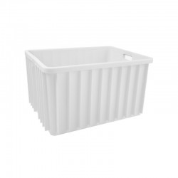 Pojemnik plastikowy transportowy skrzynia 800x600x450 BIAŁY